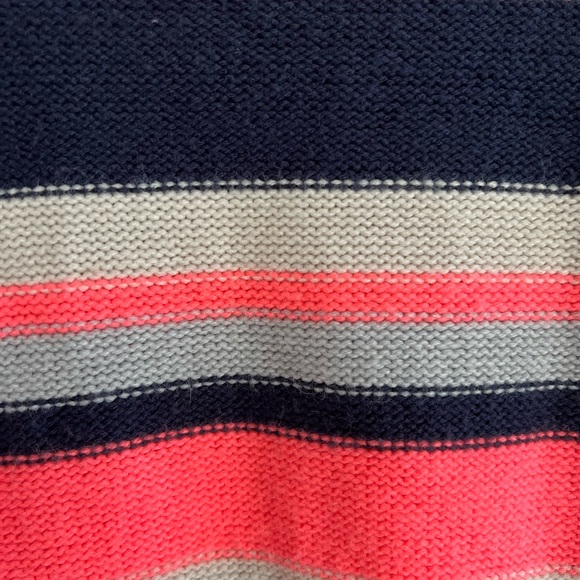 Gymboree Girls Sweater Dress Long Sleeve Striped Navy Pink Gray Sz 8 - Picture 4 of 7